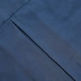 thumbnail image 3 of 21-Inch Drop Twin Size 39" x 75" Navy Blue Solid Bed Skirt Split Corner Pleated Style Easy Fit Easy Care 100% Egyptian Cotton 400 Thread Count, 3 of 5