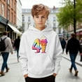 thumbnail image 2 of IWRICH Kids Funny Ice Cream Drips Hoodie 4 1 Graphic Sweatshirt For Boys and Girls Loose Casual Pullover tops,size 1-12 years White 160, 2 of 4