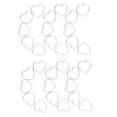 thumbnail image 1 of Bezel Pendant, 30pcs Jewelry Open Bezels Open Bezels DIY  For Home Heart Shape S, 1 of 8