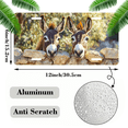 thumbnail image 2 of 1 Pcs 2D Flat License Plate Covers & Frames, Two Donkeys Peeking For Decorative Front, Waterproof For Decoration Aluminum License Plate Covers & Frames Cover For Men Women, 12" X 6", 2 of 7