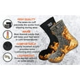 thumbnail image 2 of Everdano Feet Warmers Cold Weather Insulated Thermal Socks, Pack of 2 (Black, Men 10-13 (Shoe Sizes 8-12), 2 of 6