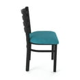 thumbnail image 5 of 400 Jackie 18" Chair with Black Wrinkle Finish and Graph Tidal Seat, 5 of 7