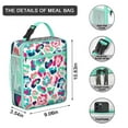 thumbnail image 4 of Sac à Lunch Léopard Romantique – Motif Guépard Taches Esthétique Design Animal Classique Mode Mignon Sac Isolé Réutilisable, 4 of 6