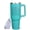 Cyan, variant on Best Friend Birthday Gift 40 oz Tumbler with Handle and Straw, Reusable Insulated Stainless Steel Bestie Tumblers