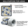 thumbnail image 7 of Pioneer Flower Kitchen Oven Mitt and Pot Holder Sets 4 Pcs for Baking, Cooking and Grilling, Heat Resistant Up To 392 °F, 7 of 7