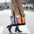 thumbnail image 4 of FORMRS Canvas Laptop Tote Bag for Women with 15.6" Computer Compartments Shoulder Handbag, Bright Flowers, 4 of 7