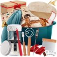 thumbnail image 1 of Olla holandesa NZQXJXZ de hierro fundido esmaltado de 5 litros con kit de horneado, 1 of 7