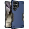 thumbnail image 2 of For Samsung Galaxy S25 Ultra Case, Slim Tough Shockproof Hybrid Heavy Duty 2in1 Dual Layer TPU Bumper Rugged Rubber Defend Armor Phone Cover (Blue), 2 of 8