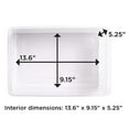 thumbnail image 3 of Homz 12 Qt Snaplock Clear Plastic Storage Container Bin with Lid, 4 Pack, 3 of 11