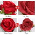 thumbnail image 6 of Zukuco 10PCS Red Artificial Flowers Silk Roses Real Touch Fake Flowers Bridal Wedding Bouquet for Home Garden Party Floral Decor, 6 of 7