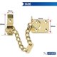 thumbnail image 3 of Polished brass door chain, external and internal door limiter for wood and UPVC doors, 3 of 5