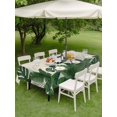 thumbnail image 4 of Outdoor Tablecloth with Umbrella Hole for Patio/Picnic/Party/Camping, Monstera Leaves Waterproof Table Cloth Rectangle Table Cover Washable, Summer Green Tropical Plants Leaf Beige (60"x 120"), 4 of 8
