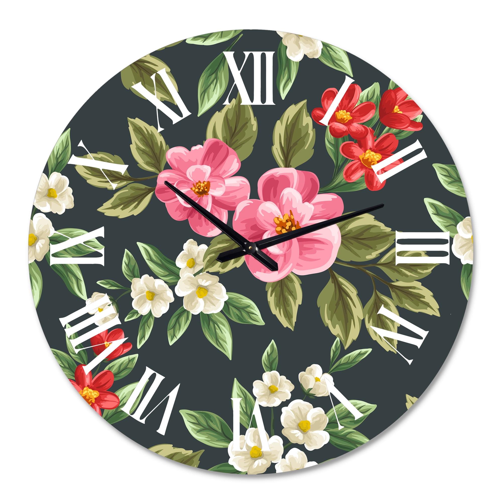 Designart 1 in Quartz Traditional Wall Clock