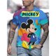thumbnail image 2 of 2024 Verano Disney Mickey Mouse Gráfico 3d Impresión Camisetas Dibujos Animados Anime Casual Ropa de Calle Hombres Mujeres Moda Camisetas Tops, 2 of 4