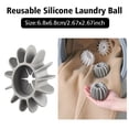 thumbnail image 2 of Reusable Magic Laundry Ball 3 Counts Soft Anti-winding Dryer Ball Household Clothes Cleaning, 2 of 8