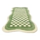 thumbnail image 2 of La alfombra de la sala de estar es geométricamente buena para uso doméstico, el dormitorio está cubierto con tapetes y la alfombra de la mesita de noche se usa como tapete., 2 of 3