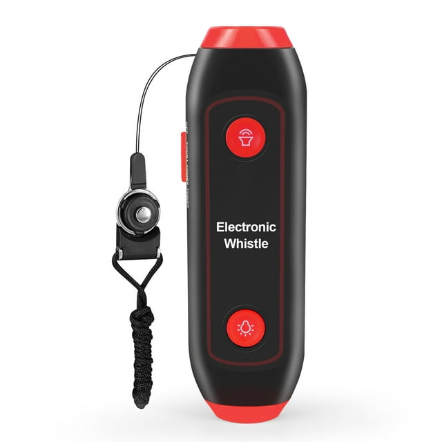 Silbato Electrónico Btafrte Silbato Emergencia para Exteriores para Árbitros Entrenadores Rojo