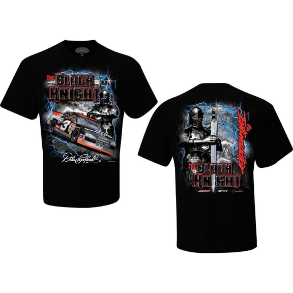 Dale Earnh@rdt Sr #3 nasc@r The Black Knight The Intimidator Adult RCR nasc@r Black Shirt