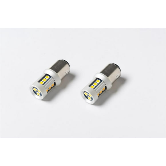 Putco Tail Light Bulb - LED 341157A-360 Metal 360; 1157 Plasma LED; Amber; Set of 2