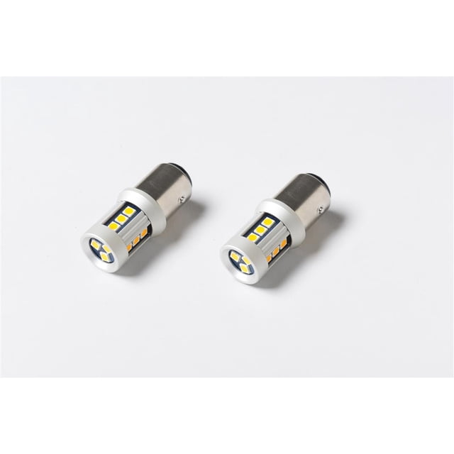 Putco Tail Light Bulb - LED 341157A-360 Metal 360; 1157 Plasma LED; Amber; Set of 2