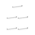 thumbnail image 1 of Youkk Convenient And Organized Kitchen Hook Rack For And Utensils Space-saving Single pole+50cm+8 5Set, 1 of 6