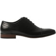 thumbnail image 4 of Mens Oxford Wingtip Lace Oxford Brogue Dress Shoes (9, Black Patent), 4 of 5