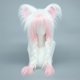 thumbnail image 3 of Uuiauoio Cute Plush Cat Hat Fluffy Ear Headwear Winter Warm Earmuffs Head Mask Accessory, 3 of 5