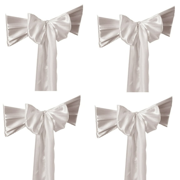 Chair Band Chair Bows Ties For Weddings And Event Elegant Chair Back Occasion Chair Sashes 4PCS