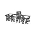 thumbnail image 1 of Suction Cup Folding Socks Hanger Drying Rack Household Clothes Hanger Clothes Hanger Multi-clip, 1 of 1