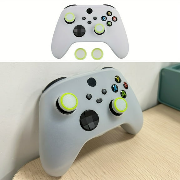 Xbox Series Grip Silicone Case Series S/X Line Grip Protector with Button Caps