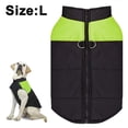 thumbnail image 1 of Chaqueta impermeable de invierno para mascotas, chaleco acolchado cálido para mascotas con correa de doble anillo en D para clima frío, ropa deportiva con cremallera para mascotas pequeñas, medianas, 1 of 8