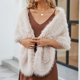 thumbnail image 5 of Bufandas elegantes para mujer, para novia, boda, chal largo falso, estola, bufanda, capa, cárdigan, chaqueta, top, bufanda para mujer, 5 of 6