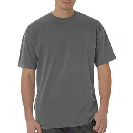 Chouinard Adult Heavyweight Short-Sleeve Tee L Grey-PgmDye