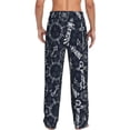thumbnail image 7 of Salouo Anchor and Lighthouse Print Pajama Pants for Men, Lounge Pants Elastic Waistband Casual Men's sleepwear Loungewear Sleep Pajama Pant -X-Large, 7 of 7