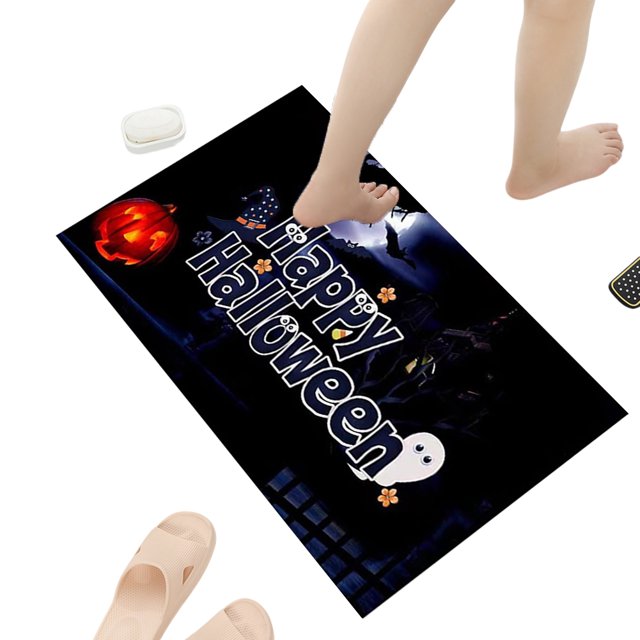Alfombra Gótica para Entrada Del Divertida Puerta Fantasma Halloween Interiores