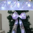 thumbnail image 5 of Qocolhg Christmas Decorations Outdoor Indoor, Ribbon Lights Battery Model Christmas Tree Decoration Lights Snowflake Ribbon Lights String Holiday Gift Box Satin Lights For Festival, 5 of 5