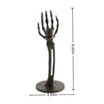 thumbnail image 2 of Luckky Resin Skeleton Hand Candle Holder,Gothic Hand Shaped Taper Candelabra,Creepy Table Decor,Spooky Ornament for Halloween Party,Home Interior & Themed Decoration, 2 of 5