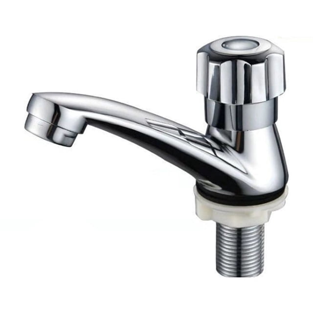 1 Pce Robinet de Lavabo en Alliage de Zinc Trou Unique pour Maison Hôtel