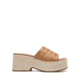 thumbnail image 2 of Sandalias Plataforma con Cuña de 7.5 cm DREAM PAIRS Marrón, 2 of 7