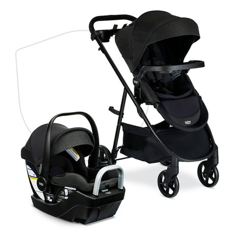 Britax® Willow Brook™ S+ Travel System, Raven Black