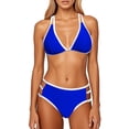 thumbnail image 3 of WILLBEST Traje de Baño Mujer Dos Piezas 2025, Traje de Baño de Dos Piezas con Camiseta Sin Mangas de Color Liso para Mujer, conjunto de Bikini Sexy, 3 of 3