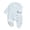 romper86-Sky Blue, variant on UAYOTSE Baby Pajamas Long Sleeve One-Piece Footless Sleeper for Girls Boys Infant 0-12 Months,Sizes 18-24 Months