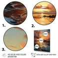 thumbnail image 3 of Designart "Horizons by the Ocean at Sunset I" Nautical & Beach Floater Framed Wall Art Living Room, 3 of 7