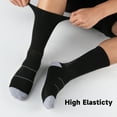 thumbnail image 4 of EALLCO 10 pairs Mens Athletic Socks Crew Socks Performance Cushion Socks Breathable Socks for Men, 4 of 7