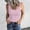 Purple, variant on Women's Tanks Women's Sleeveless Neck Ribbed Tank Top Slim Fit Basic Camisole T Shirt White 2 3XL