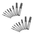 thumbnail image 1 of 16Pcs 2-12mm Carbide End Mill 4 Flutes End Mill Set CNC Carbide Milling Cutter Spiral Router Bits, 1 of 8
