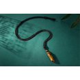 thumbnail image 4 of Collar de cristal curativo Yashi colgante de obsidiana negra ajustable 18-27,5 pulgadas, 4 of 5