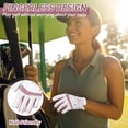 thumbnail image 2 of HANDLANDY Womens Golf Glove Fingerless Left Hand 1 Pack, Breathable Ladies Summer Golf Glove with Non-Slip Grip for Women Golfers, 2 of 7