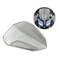 thumbnail image 3 of Protector de parabrisas de motocicleta a prueba de viento para piezas de scooter y motocicleta. Compatible con Gris, 3 of 6