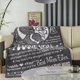thumbnail image 3 of LHSHID Mother Blanket Warm Soft Throw Blanket Mom Gifts for Mothers Day Birthday Gifts for Mom from Daughter Son I Love You Mom(Grey) 50x60in, 3 of 6
